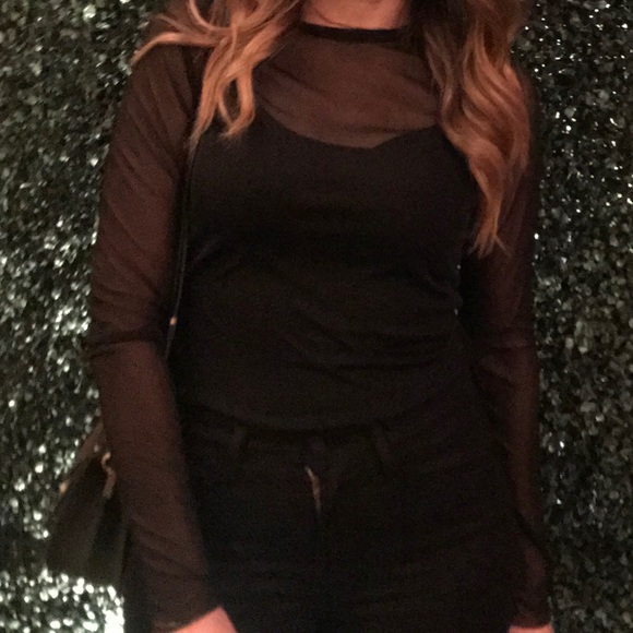 Zara Tops - Zara! Sheer black long sleeve top